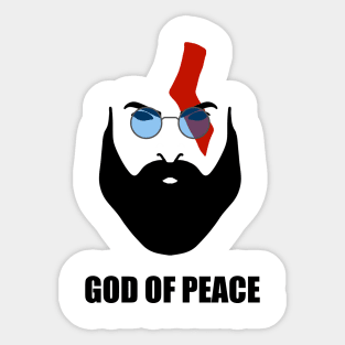 God of Peace Sticker